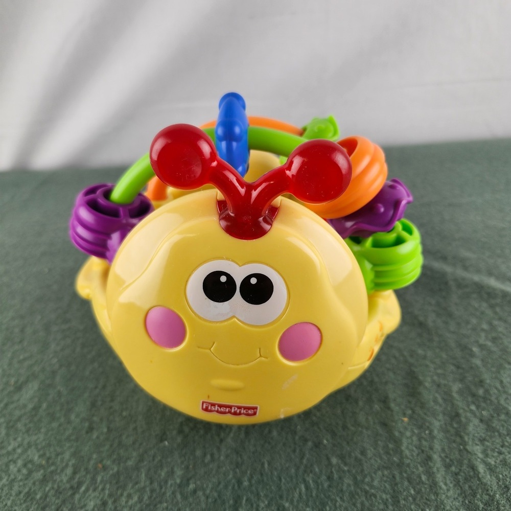 Fisher Price Go Baby Go GIGGLIN' BEE Ball Music & Lights Developmental‎ Toy